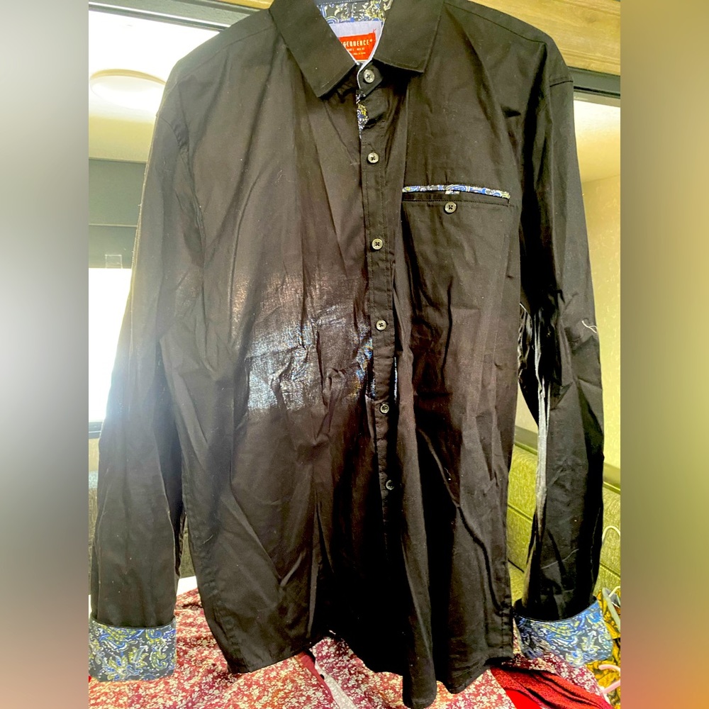 Consequence Button Down Long Sleeve. Large. Nwot.… - image 1